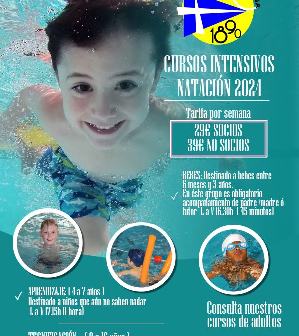 Curso intensivo natación 2024