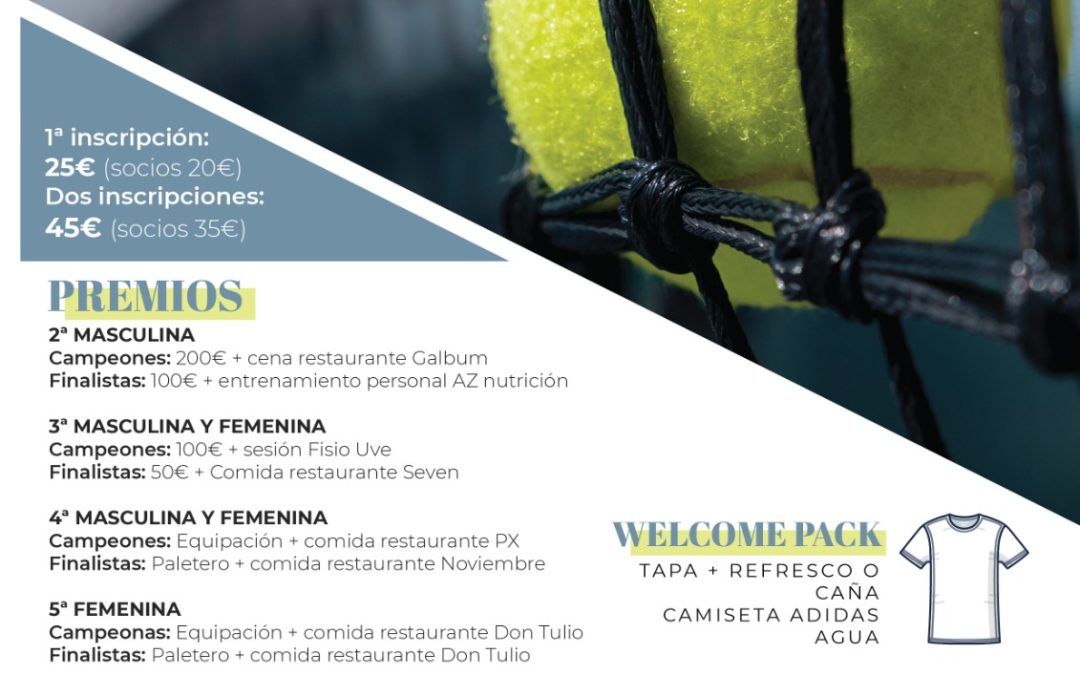 TORNEO DE PADEL MARZO´25